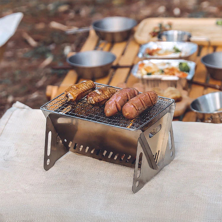 Parrillas de cocina portátiles para acampar al aire libre Parrillas de cocina portátiles para acampar al aire libre